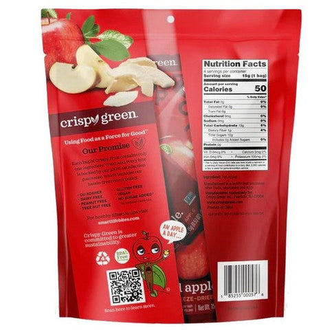 Crispy Green, All Apple Freeze Dried Fruit, 4 Count Crispy Green