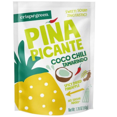 Crispy Green, Pina Picante Coco Chili Tamarindo Freeze Dried Fruit, 1.76 Oz