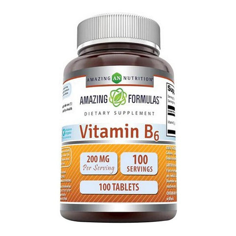Amazing Nutrition, Amazing Formulas Vitamin B6, 25 mg, 100 Tabs
