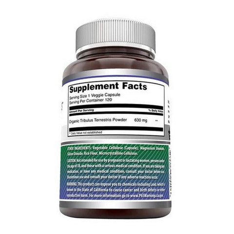 Amazing Nutrition, Amazing Formulas Tribulus, 630 mg, 120 Caps Amazing Nutrition