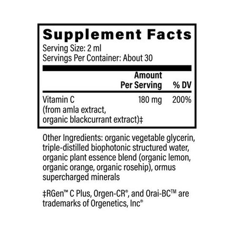 Global Healing Center, Plant-Based Vitamin C, 2 Oz