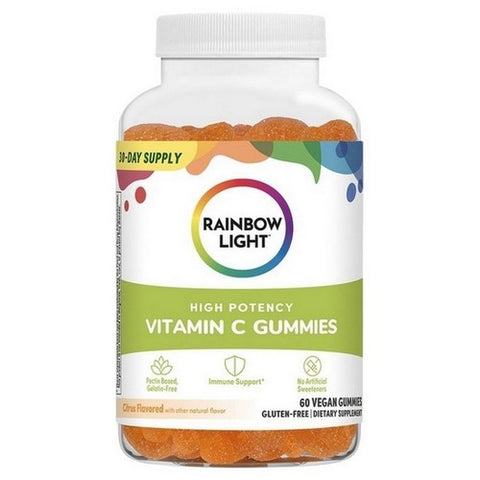 Rainbow Light, Vitamin C High Potency Gummies Citrus, 60 Count