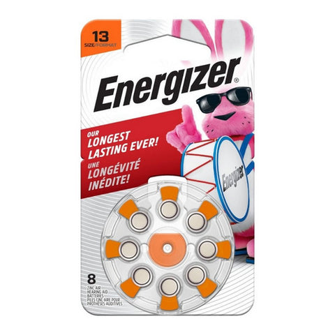 Energizer, Hearing Aid Batteries Size 13, 8 Each