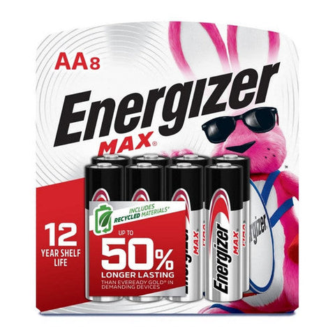 Energizer, Max Alkaline Batteries Aa, 8 Each Energizer