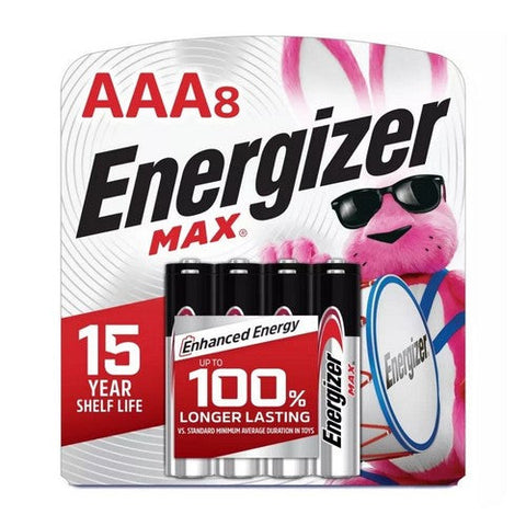 Energizer, Max AAA Alkaline Batteries, 8 Each Energizer
