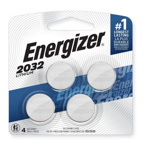 Energizer, Lithium Batteries 2032, 4 Each