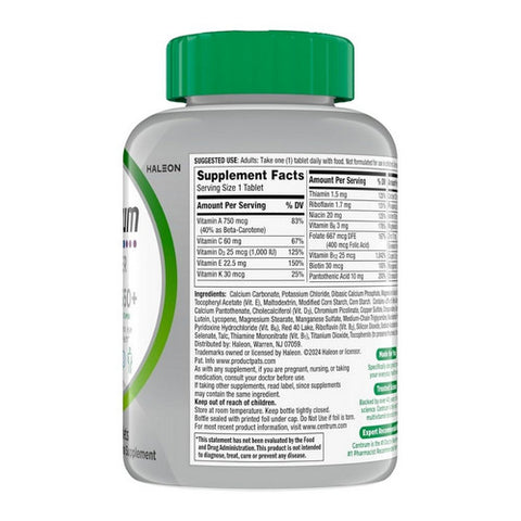 Centrum, Silver Adults 50 Plus, 220 Tabs