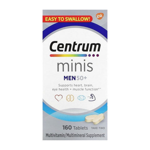 Centrum, Minis Men 50 Plus Multivitamin, 160 Tabs