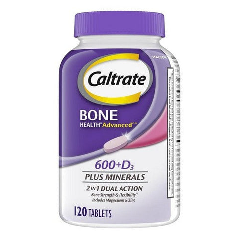 Caltrate, 600 Plus D3 Plus Minerals, 120 Tabs Caltrate