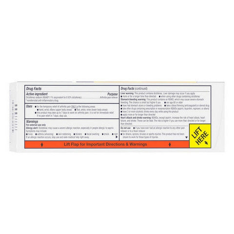 Motrin, Pain Reliever Diclofenac Sodium 1% Topical Gel, 3.53 Oz Motrin