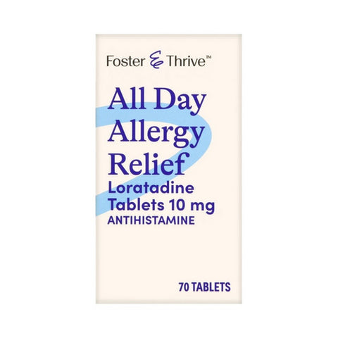 Foster And Thrive, All Day Allergy Relief Loratadine, 10 Mg, 70 Tabs
