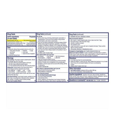 Alka-Seltzer, Plus Severe Cold & Flu Powerfast Fizz Effervescent Citrus, 20 Tabs