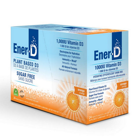Ener-D, Ener-D Sugar Free Orange, 24 Count