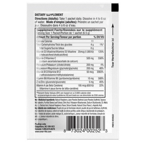 Ener-D, Ener-D Sugar Free Raspberry, 24 Count