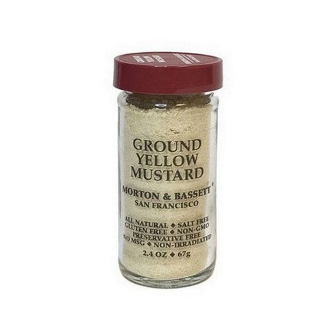 Morton & Bassett, Mustard Yellow (Ground), 2.3 Oz (Case Of 3)