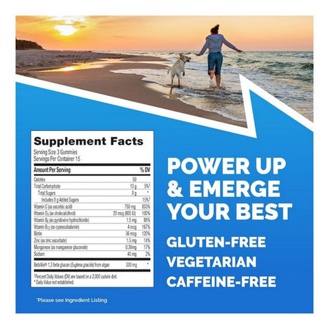 Alacer, Emergen-C Immune Plus With Vitamin D Gummies Super Orange, 45 Count