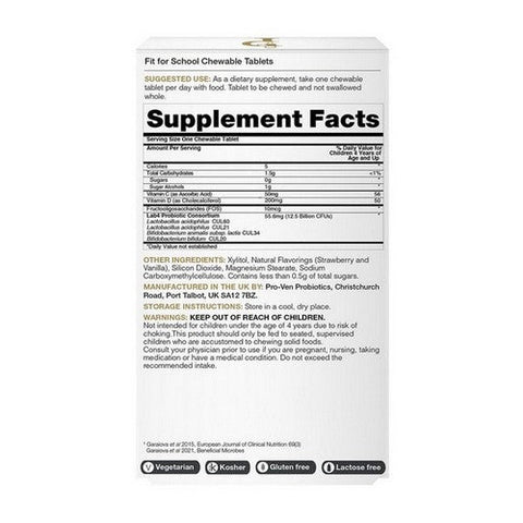 Pro-Ven Probiotics, Fit For School Chewables, 30 Chews Pro-Ven Probiotics