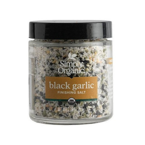 Simply Organic, Organic Black Garlic Finishing Salt, 2.19 Oz(Case Of 6)