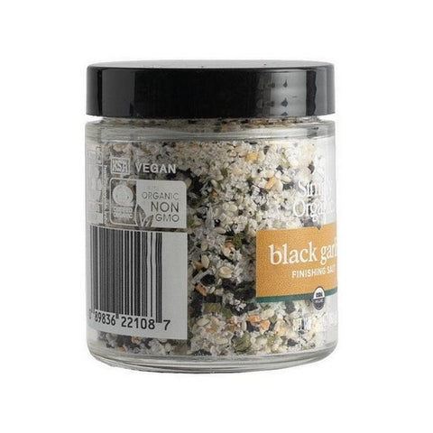 Simply Organic, Organic Black Garlic Finishing Salt, 2.19 Oz(Case Of 6)