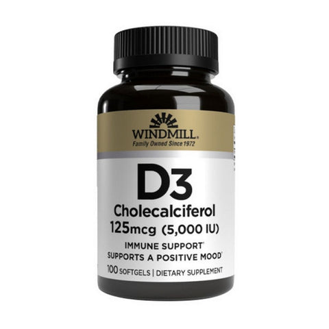 Vitamin D3 100 Softgels by Windmill