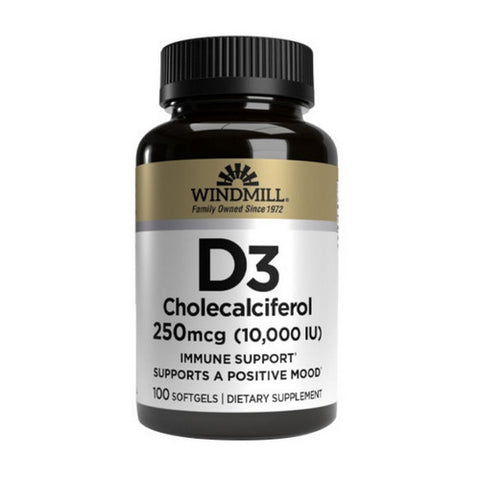 Vitamin D3 100 Softgels by Windmill