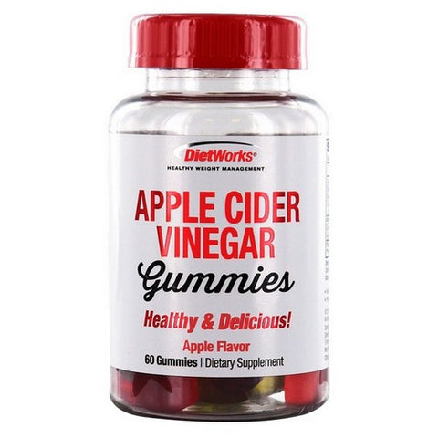 DietWorks, Apple Cider Vinegar, 60 Gummies