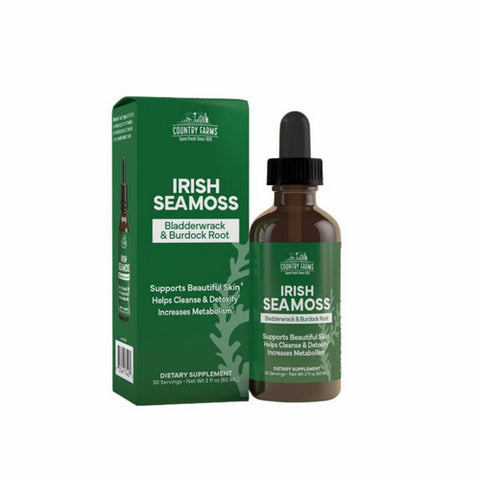 Country Farms, Irish Sea Moss Liquid, 2 Oz