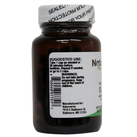 Naturverse, Sleep With Valerian And Melatonin Liquid Capsules, 60 VegCaps Naturverse