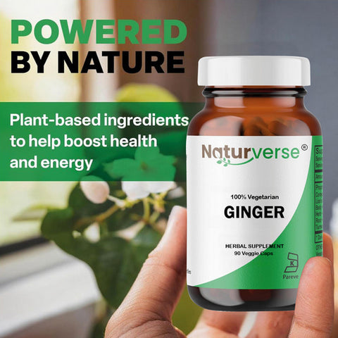 Naturverse, Ginger Powder Capsules, 90 VegCaps
