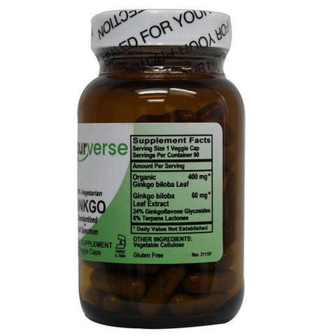 Naturverse, Ginkgo Powder Capsules, 90 VegCaps