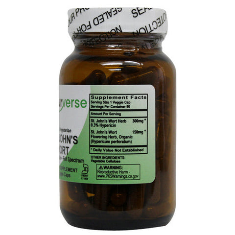 Naturverse, St. John's Wort Powder Capsules, 90 VegCaps Naturverse