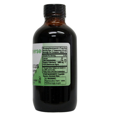 Naturverse, Sambucus Elderberry Syrup Alcohol-Free, 4 Oz Naturverse