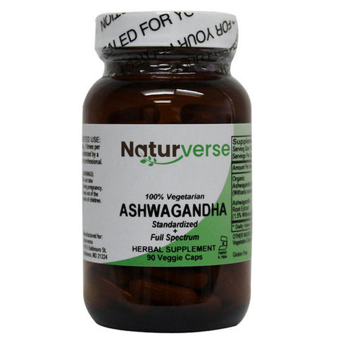 Naturverse, Ashwagandha Powder Capsules, 90 VegCaps Naturverse