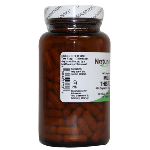 Naturverse, Milk Thistle Powder Capsules Standardized, 180 VegCaps Naturverse