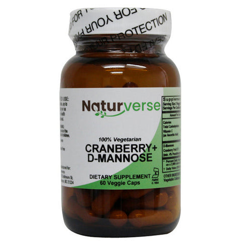 Naturverse, Cranberry + D-Mannose Powder Capsules, 60 VegCaps Naturverse