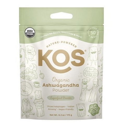 Kos, Organic Ashwagandha Powder, 6.17 Oz