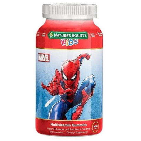 Nature's Bounty, Marvels Spider Man Kids Multi Vitamin Gummy, 180 Count