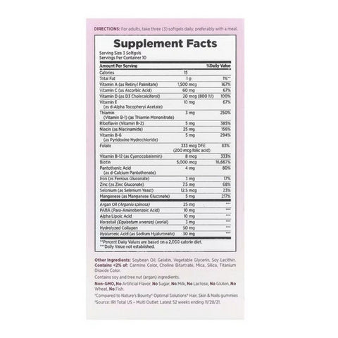 Nature's Bounty, Hair Skin And Nails Extra Strength Biotin, 30 Count