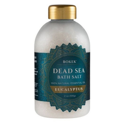 Bokek, Eucalyptus Scented Dead Sea Bath Salts, 21 Oz