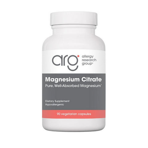 Nutricology/ Allergy Research Group, Magnesium Citrate, 90 Veg Caps