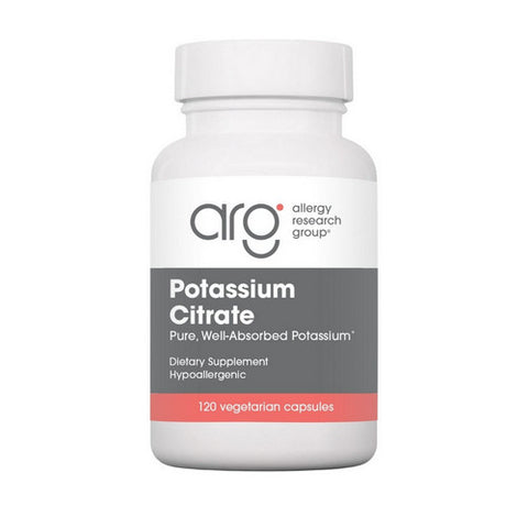 Nutricology/ Allergy Research Group, Potassium Citrate, 120 Veg Caps