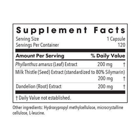Nutricology/ Allergy Research Group, Milk Thistle Plus With Phyllanthus And Dandelion, 120 Veg Caps Nutricology/ Allergy Research Group