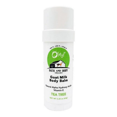 O MY!, Goat Milk Body Balm Tea Tree, 2.25 Oz