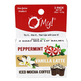 Goat Milk Lip Balm Java Me Up 3 Count by O MY!