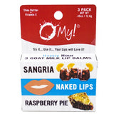 Goat Milk Lip Balm Happy Hour 3 Count by O MY!