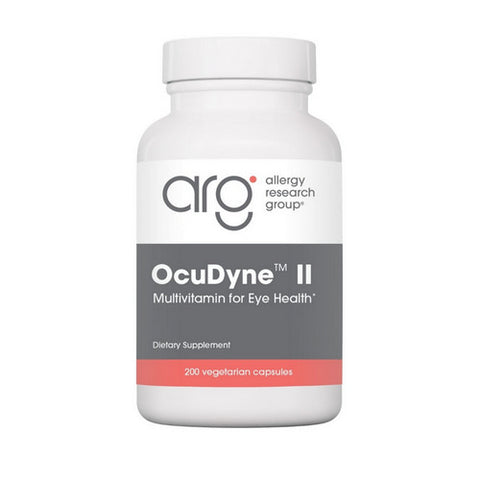 Nutricology/ Allergy Research Group, OcuDyne II With QuatreActiv Folate And FloraGLO Lutein, 200 Veg Caps
