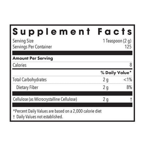 Nutricology/ Allergy Research Group, Cellulose Powder Insoluble Fiber, 250 Grams Nutricology/ Allergy Research Group