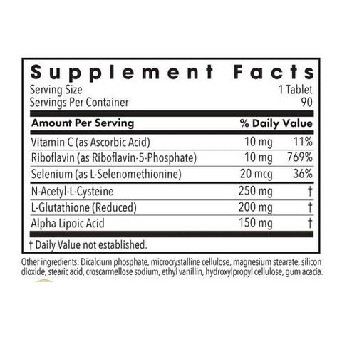 Nutricology/ Allergy Research Group, ThioDox Glutathione Complex, 90 Tabs Nutricology/ Allergy Research Group