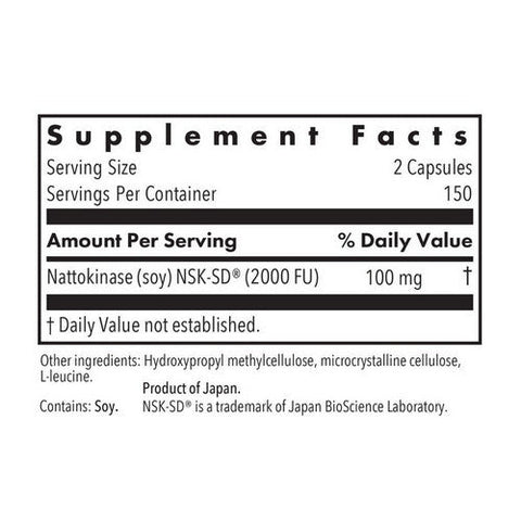 Nutricology/ Allergy Research Group, Nattokinase, 50 Mg, 300 Veg Caps Nutricology/ Allergy Research Group