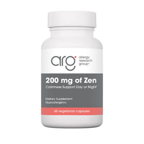 Nutricology/ Allergy Research Group, Zen Calmness Support Day Or Night, 200 Mg, 60 Veg Caps